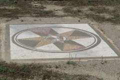 Detail of mosaic in Domus 2b.