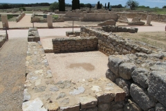 Cubicula and peristyle of Domus 1.