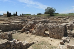 Praefurnium area of the public baths.