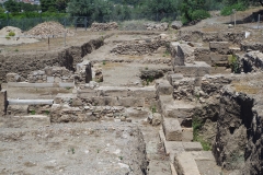 Northwest excavated area (baths?)