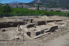 Northwest excavated area (baths?)