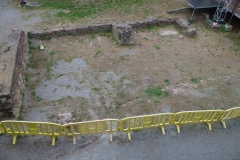 Remains of the scenae at the theater.