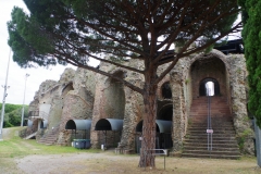 West exterior of the amphitheater.