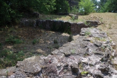 Internal structure of a tower along Rue des Marsouins.