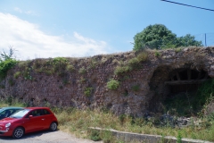 Eastern terrace wall of  La Butte St. Antoine.