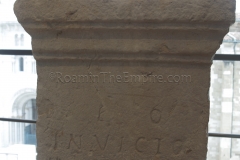 Altar dedicated to Mithras by Marcus Iccius. Displayed in the Musée de Valence.