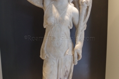 Statue of Luna dated to the 2nd century CE. From Rome. Musée d'Art et d'Histoire.