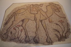 Mosaic of a camel caravan dated to the 5th century CE. Musée d'Art et d'Histoire.