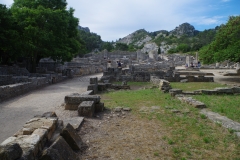 Northern part of the residential area of Glanum.