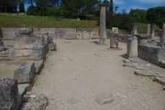 Northern portion of the Hellenistic market area later incorporated into the House of Antes.