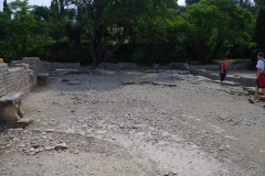 Palaestra of the public baths.