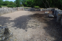 Frigidarium of the public baths.