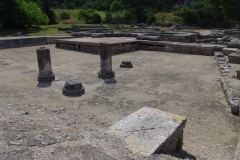 First basilica foundations below the forum.
