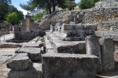 Altar area between the bouleuterion and fortified gate.