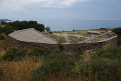 Theater from atop the hill.