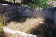 Frigidarium pool of the Roman baths.