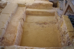 Pool from the frigidarium of the domus bathing complex.