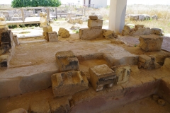 Area of the bathing complex of the domus.