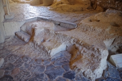 Archaic staircase in the medieval/Byzantine administrative building.