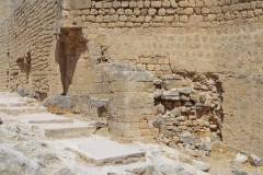 Remains of the 3rd century BCE walls among the later walls.