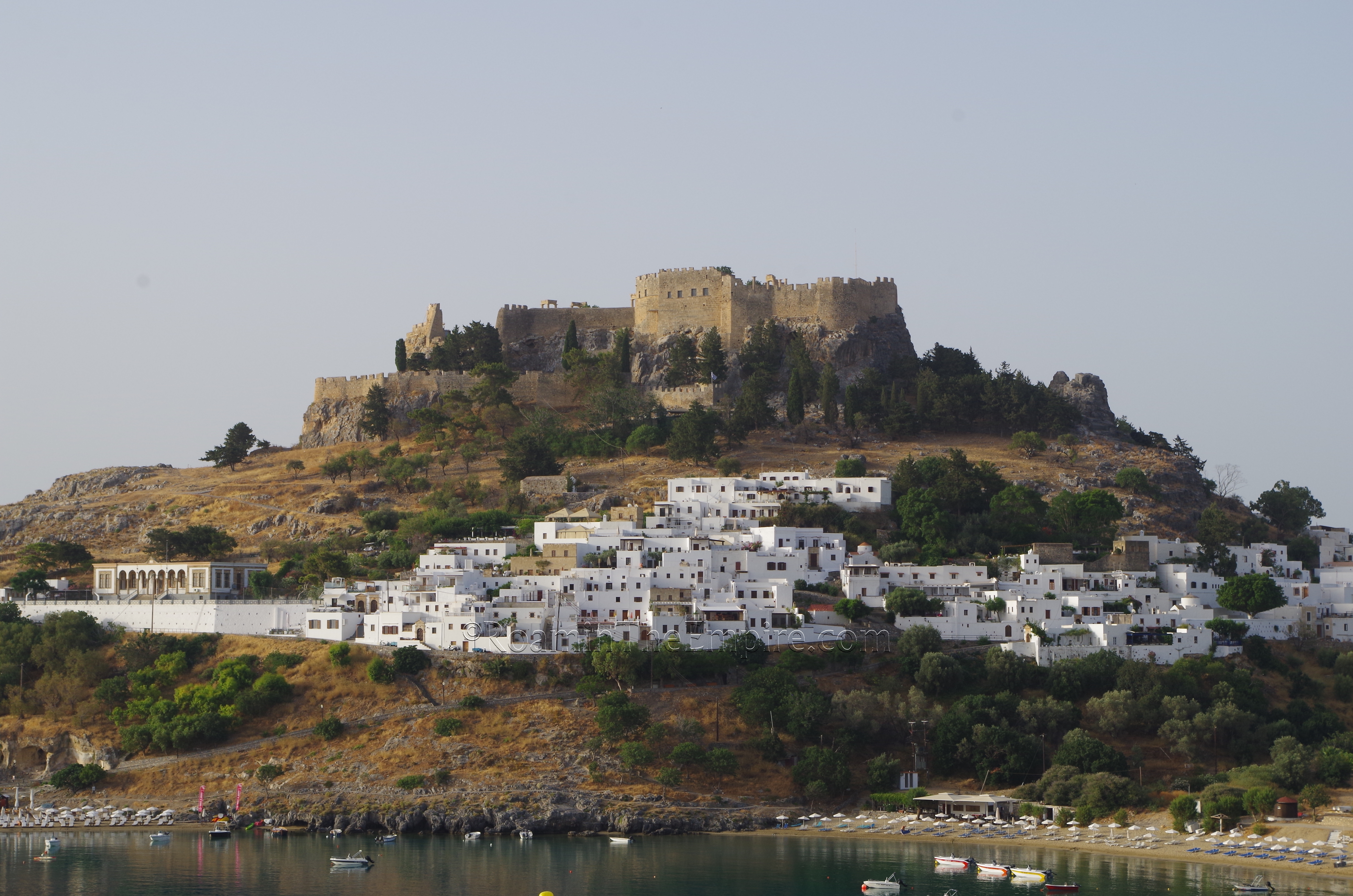 Acropolis from across the northern inlet.