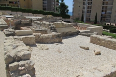 Termas de la Muralla of Lucentum.