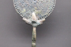 Bronze mirror from the 1st or 2nd century CE, found at Lucentum.