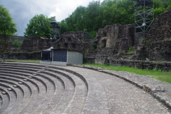 Upper supports of the odeon.