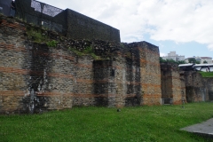 Lower portico area of the odeon.