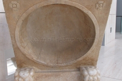 Marble sundial. Dated to the 1st century CE, from Baelo Claudia (modern-day Bolonia).