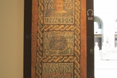 Funerary mosaic for Ursicinus. Dated to the mid-4th century CE, from Alfaro, Spain.