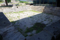 Freshwater pool in the Jardin des Vestiges.