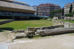 Roman harbor in the Jardin des Vestiges.