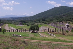 Stadium/gymnasium complex.