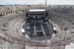 View of the interior of the amphitheater.