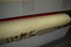 Inscribed podium from the amphitheater with the names of members of the guild of the nautes. Dated to the 1st century CE and displayed in the Musée de la Romanité.