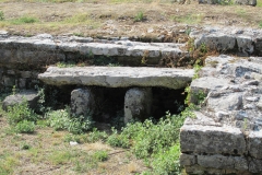 Drainage in the bathing complex.