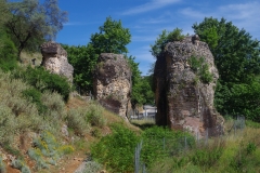 First three pillars of the south bridge.