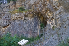 Entrance to the aqueduct tunnel.