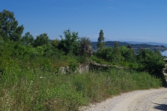 Section of the south circuit of 5th/6th century walls east of the national road.