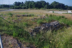 Middle funerary monument of the stadium/theater complex.