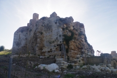 Detail of the rear area of the theater.