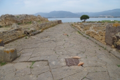 Road along the north side of the Terme a Mare.