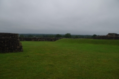 Stone outer fortifications and earthen fortifications of the 'fortress'.