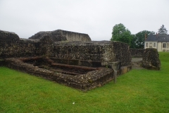 Cistern attached to the west tower of the storehouse.