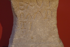 Altar dedicated to Mars. From Numantia and dating to the 3rd century CE. Museo Numantino.