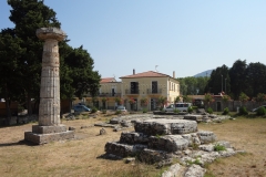 Small temple and shrine northeast of Temple of Athena.