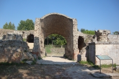 Western entrance to the amphitheater.