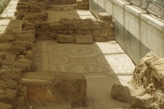 Detail of mosaics in the Scavi Archeologici di Epoca Romana.