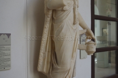 Statue of a priestess of Isis, found in the area of the Temple of Serapis in Taormina. Dated to the 2nd century CE.